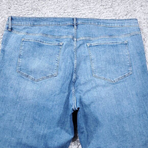Old Navy Mid Rise Rockstar Super Skinny Jeans Women's Plus Size 28 Light Wash - Picture 3 of 10